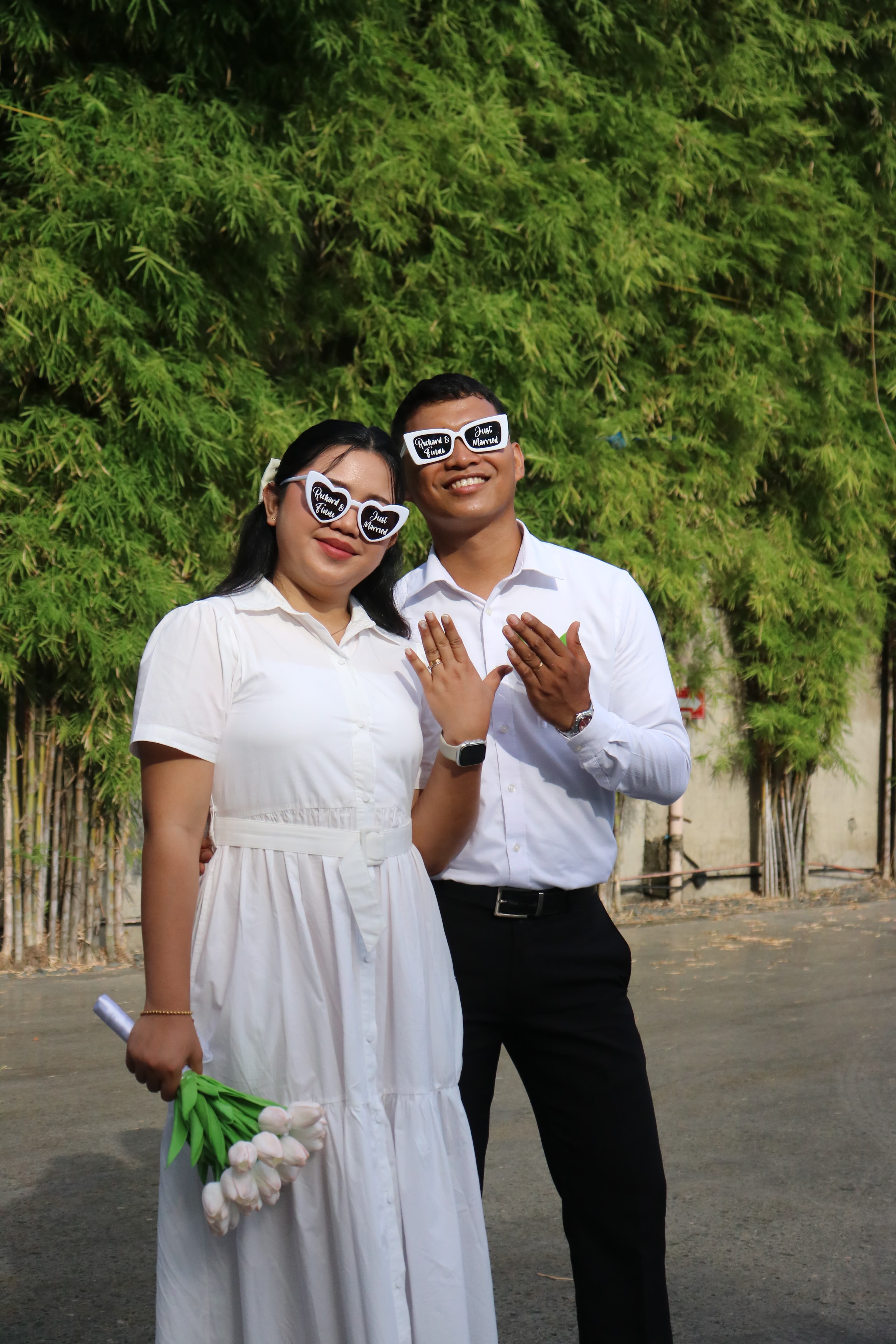 Wedding Gathering in White